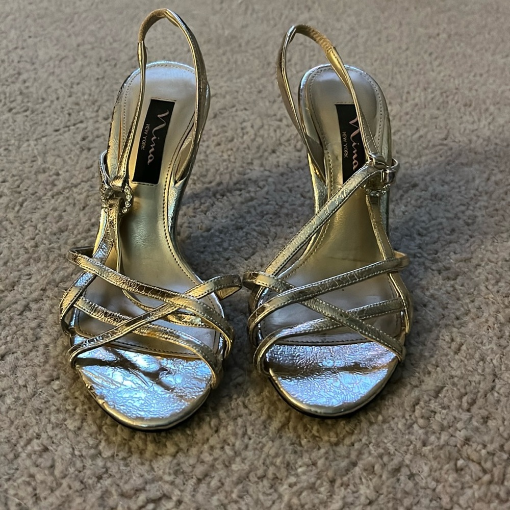 Gold heels